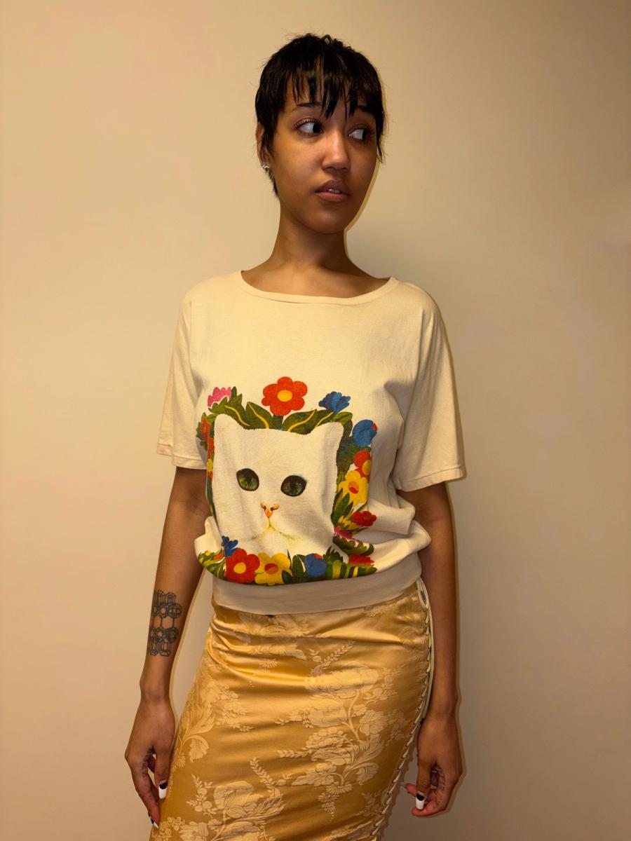 80s Krizia Cat Shirt product image