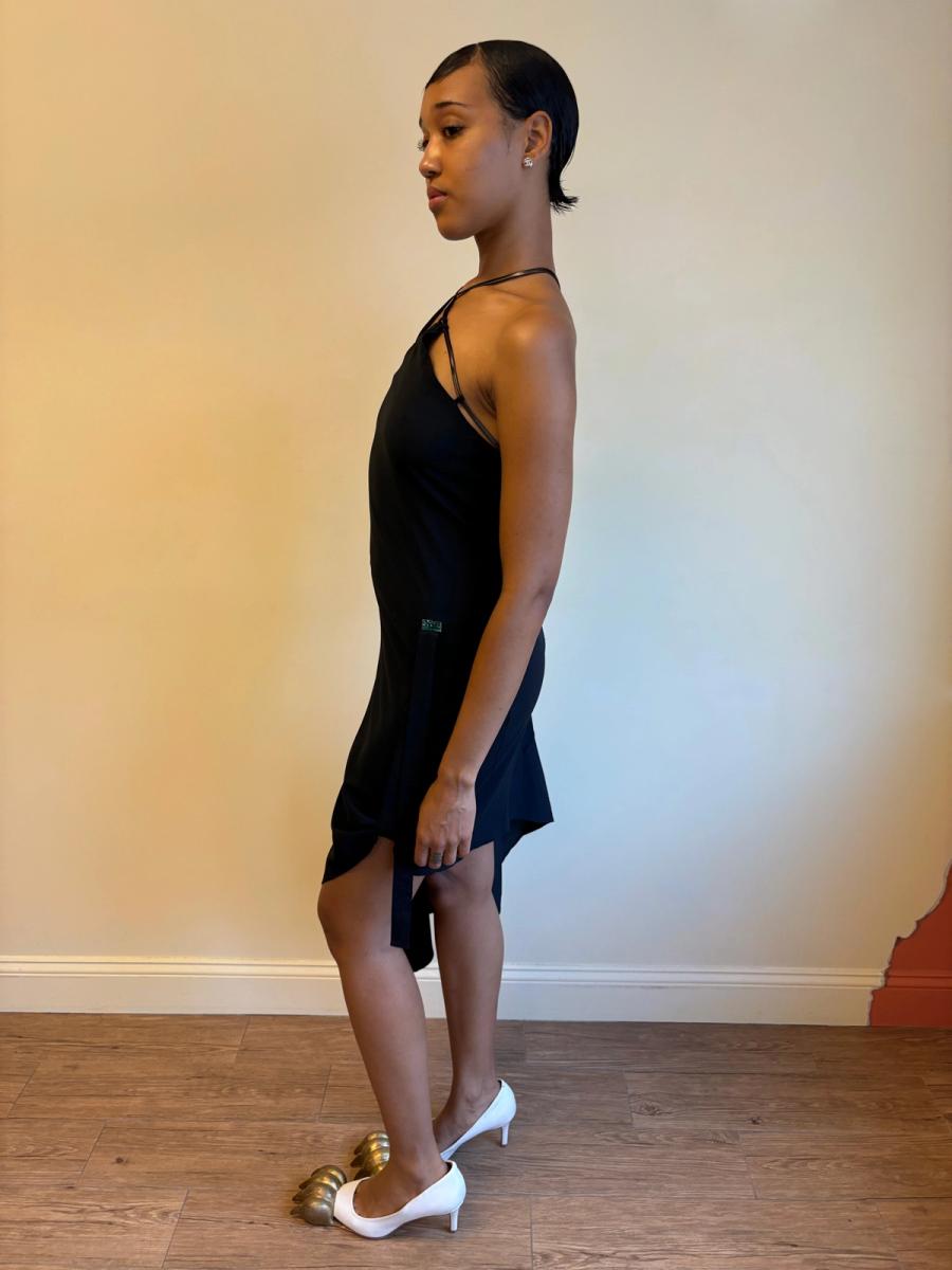 Vintage John Richmond Metal Strap and Diamante Dress product image