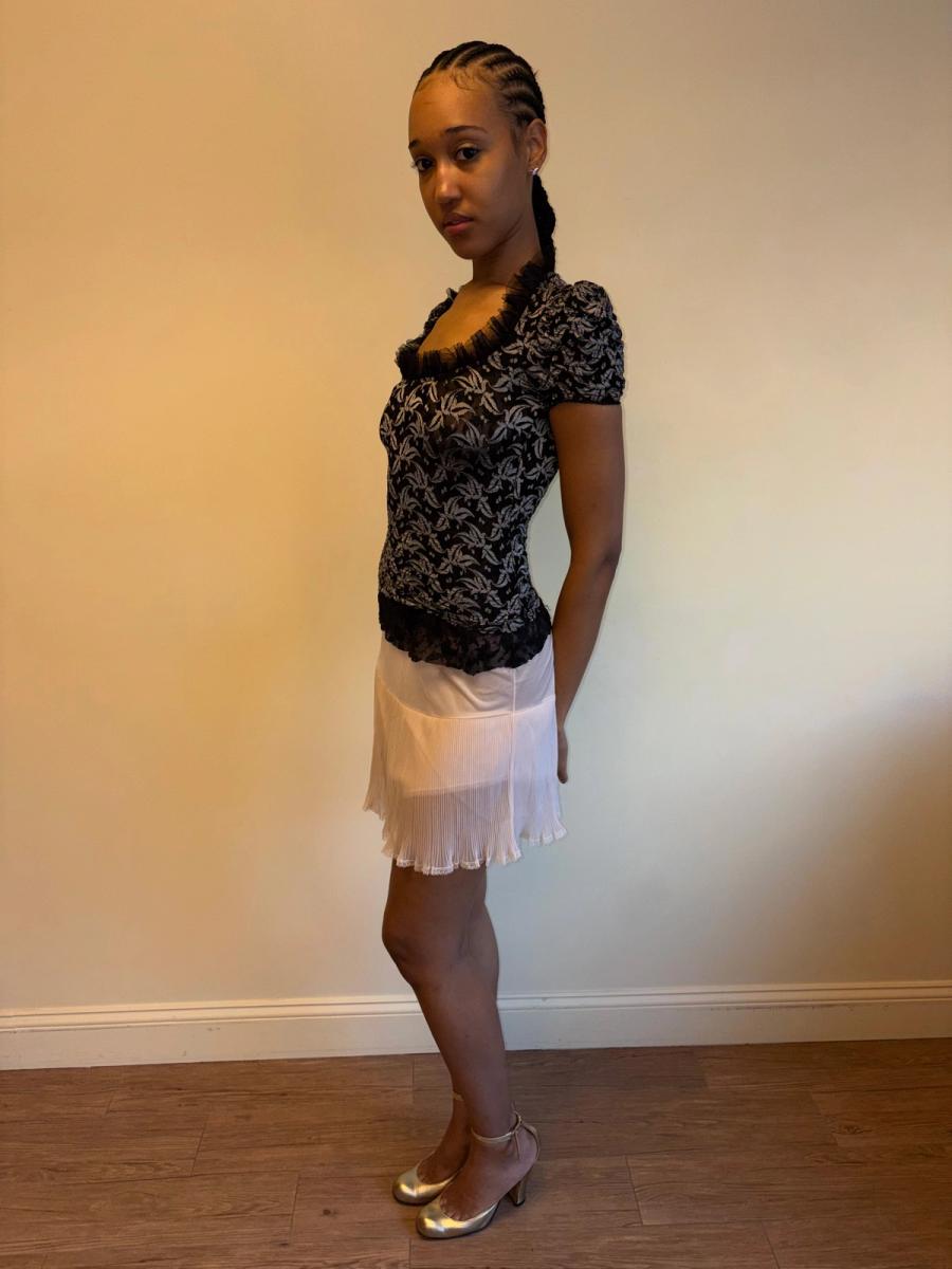 90s Vivienne Westwood Lace Stretch Top product image