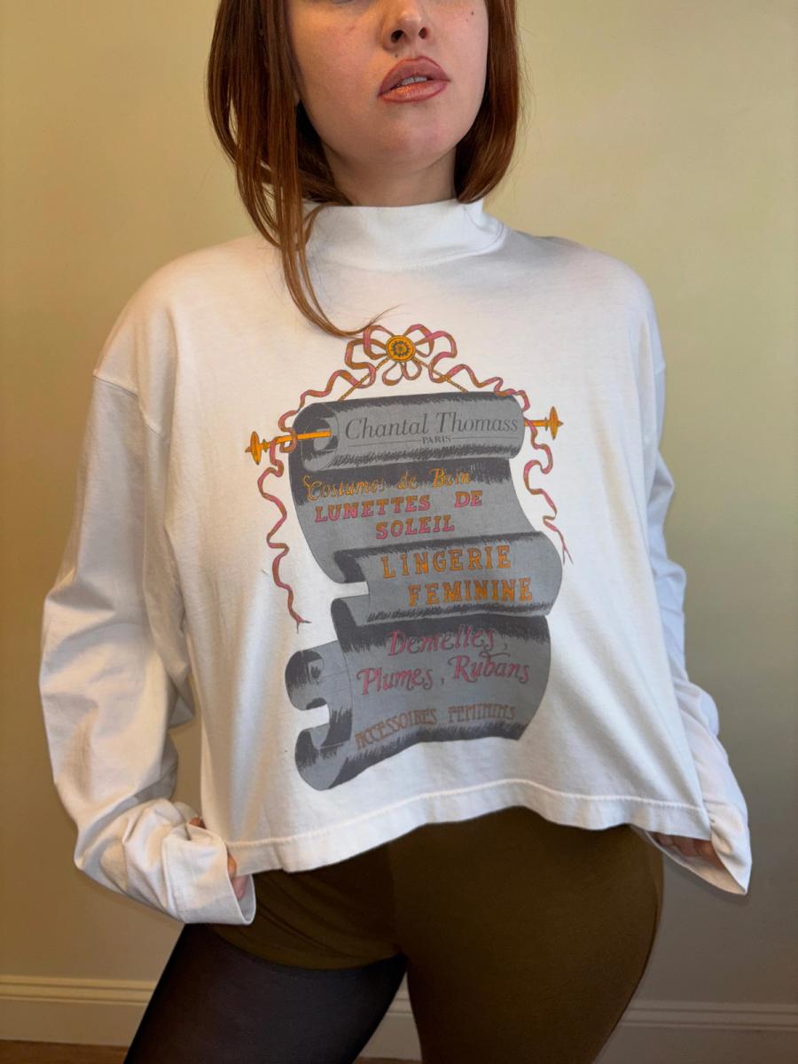 Vintage Chantal Thomass Lingerie Signage T-shirt product image