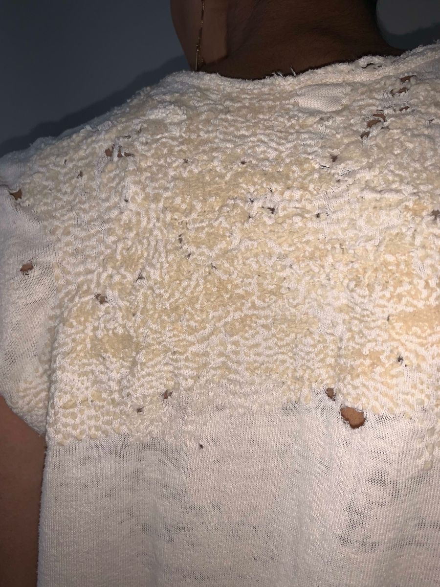 Antique Undershirt with Intricate Wool Darns  product image