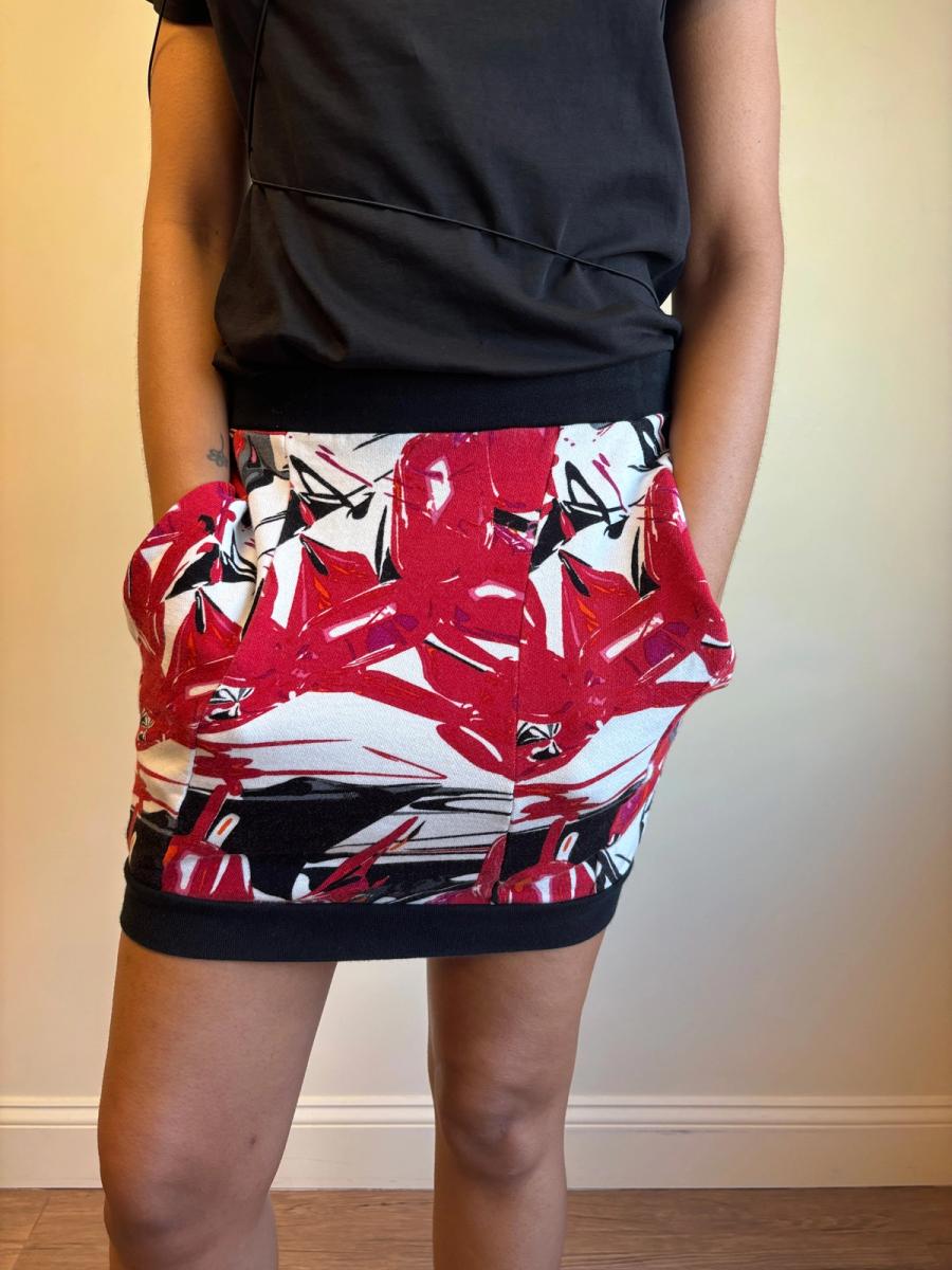 KTZ Abstract Print Bubble Skirt product image
