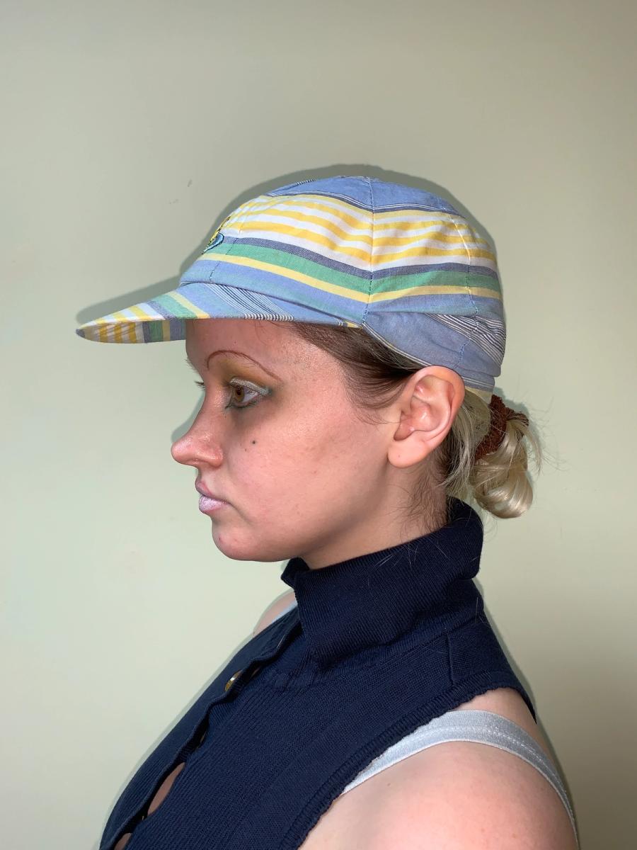 80s Vivienne Westwood 'Go Pagan' Striped Cap product image