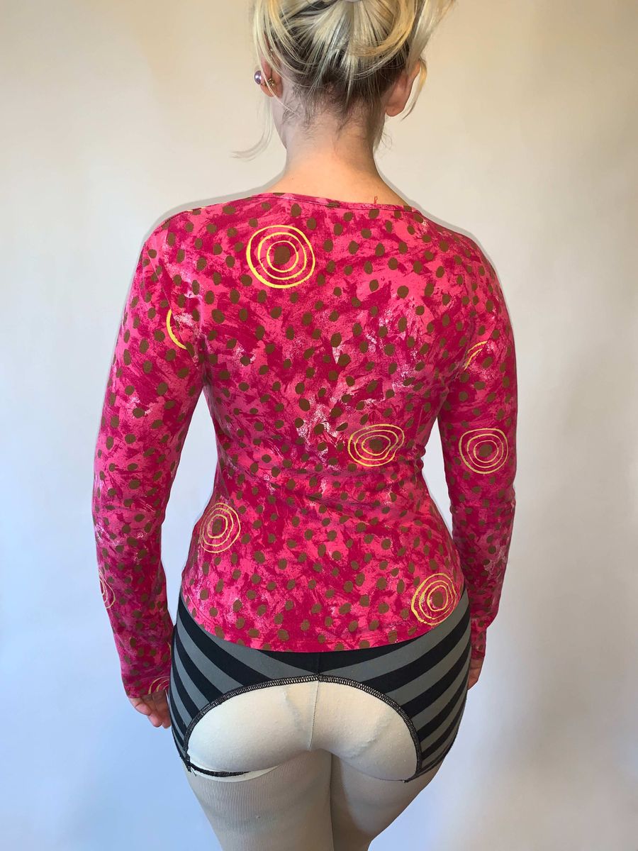 Vintage Vivienne Westwood Hot Pink Leopard Shirt product image