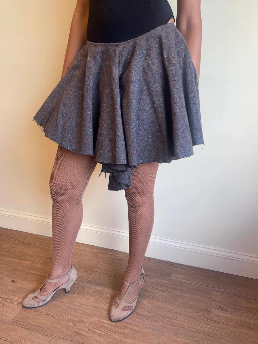 Nozomi Ishiguro Confetti Tweed Skort product image