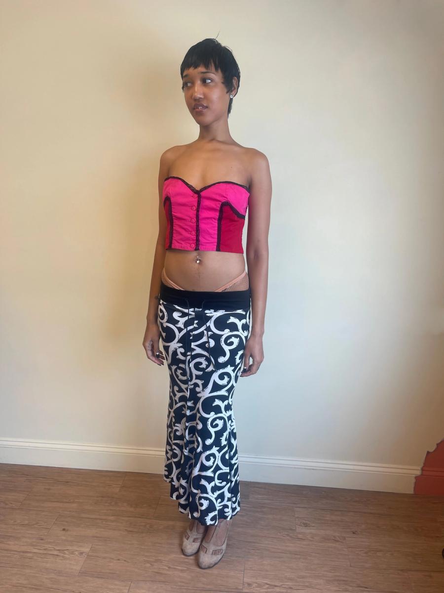 80s Chantal Thomass Decorative Sweat Skirt product image