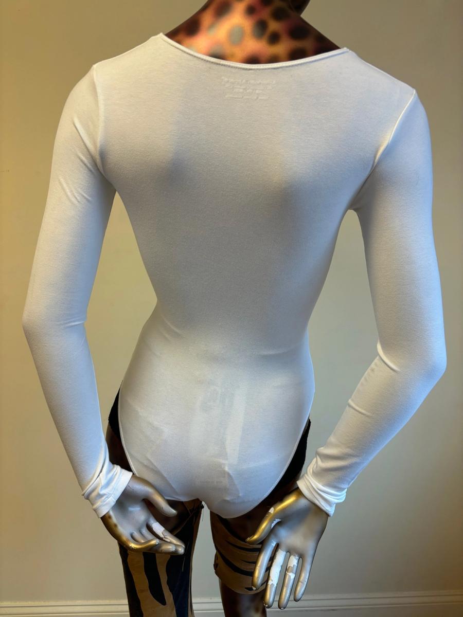Long Sleeve White OMO Leotard product image