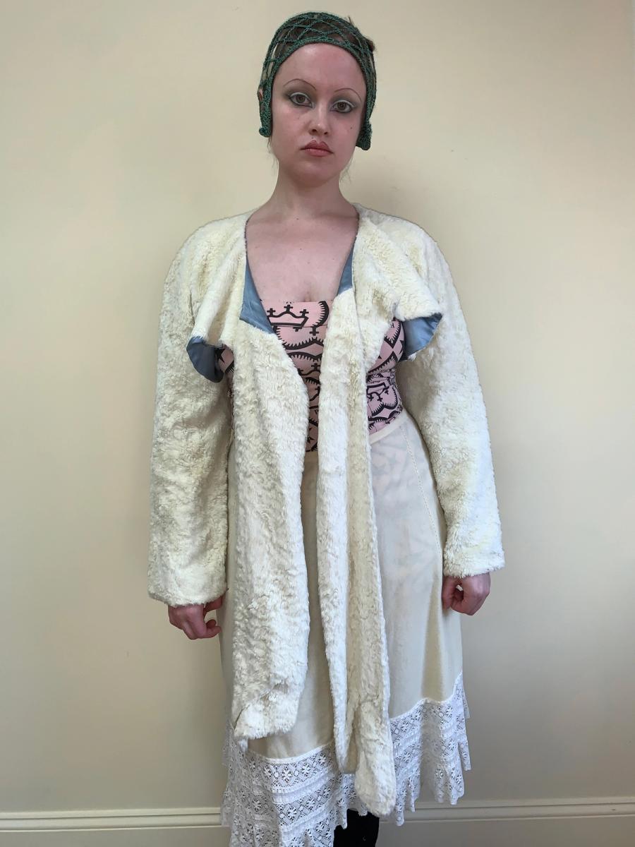 Jane Marple Faux Fur Shrug product image