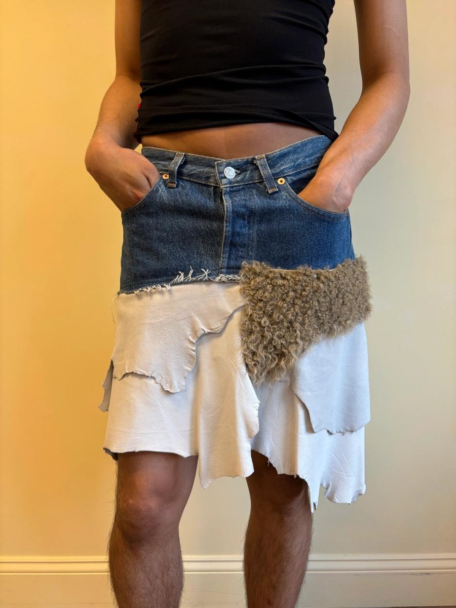 Tomoki Yurita Remake Pelt Skirt  product image