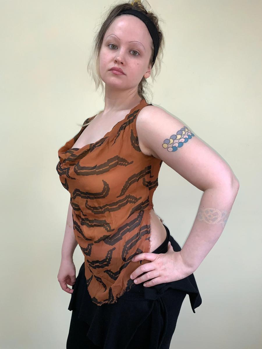 Vivienne Westwood A/W 2001 'Wild Beauty' Bias Chiffon Top product image