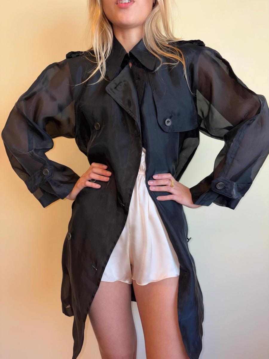 80s Junior Gaultier Sheer Trench product image