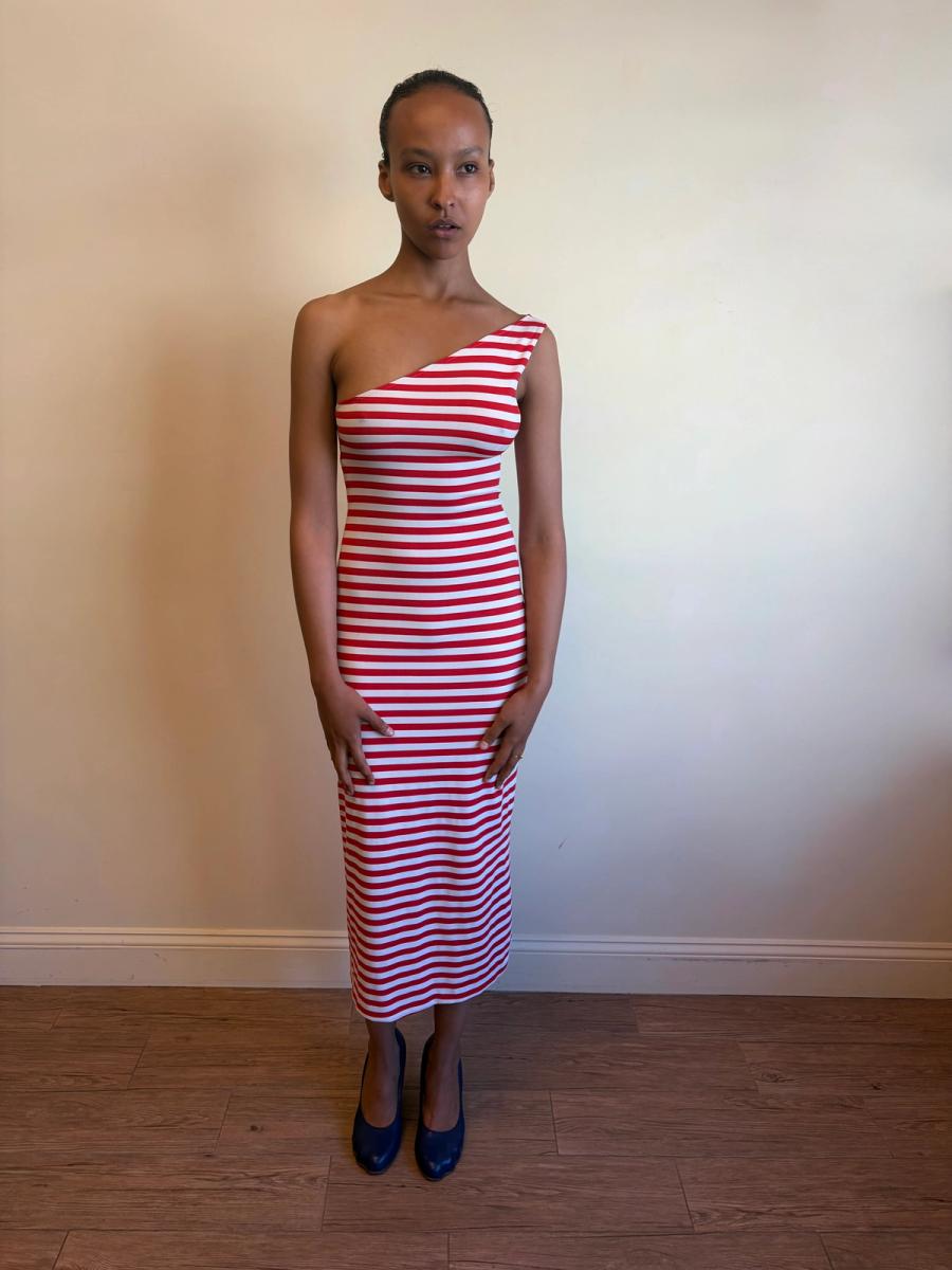 1970s Kamali Striped Dress product image