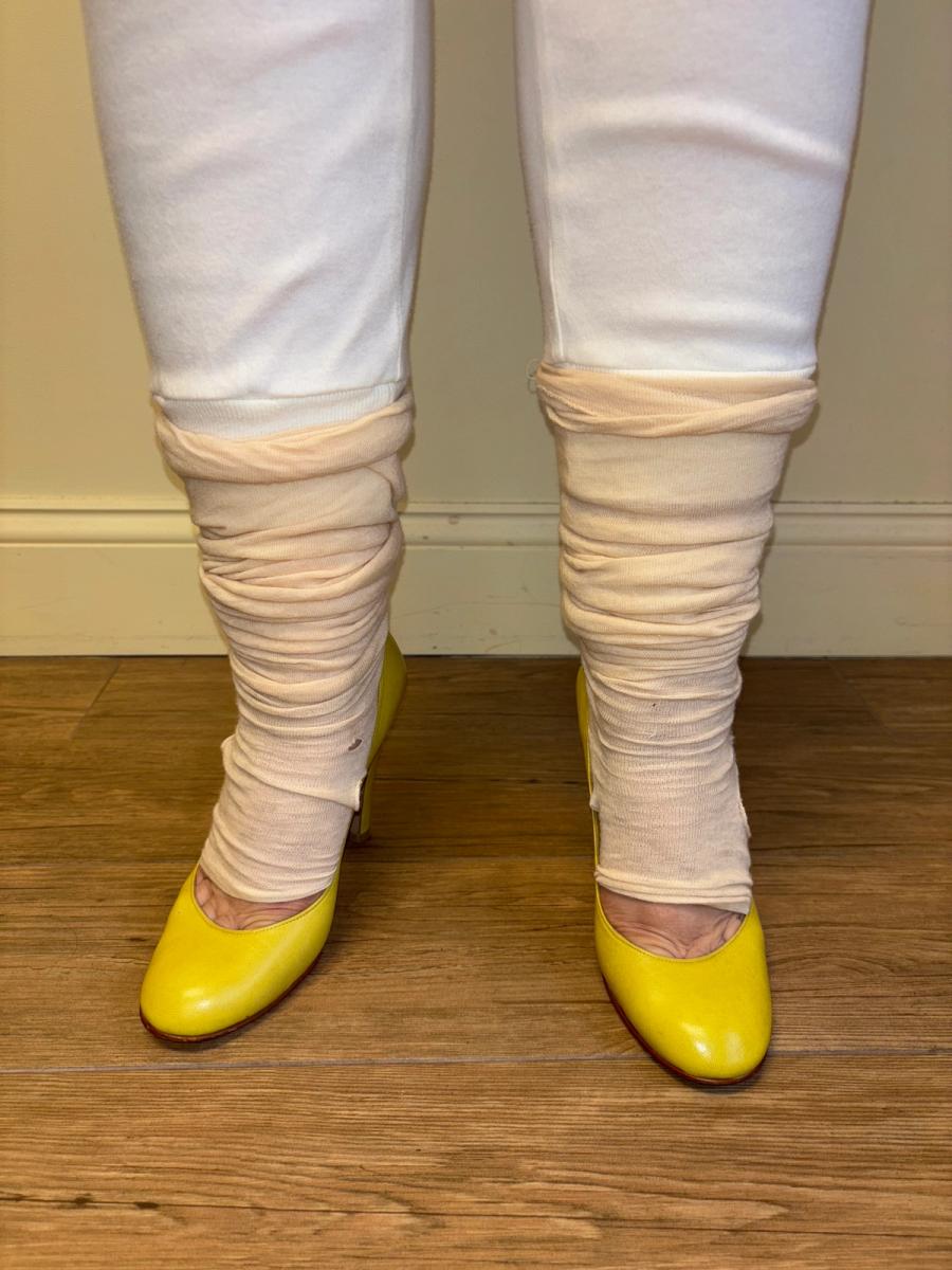 80s Norma Kamali Yellow Pumps product image