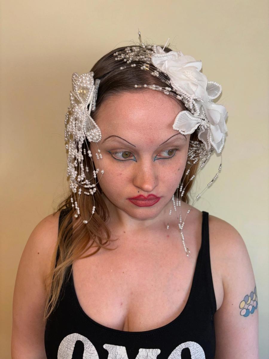 80s Italian Pearl Wedding Hair Comb Set product image