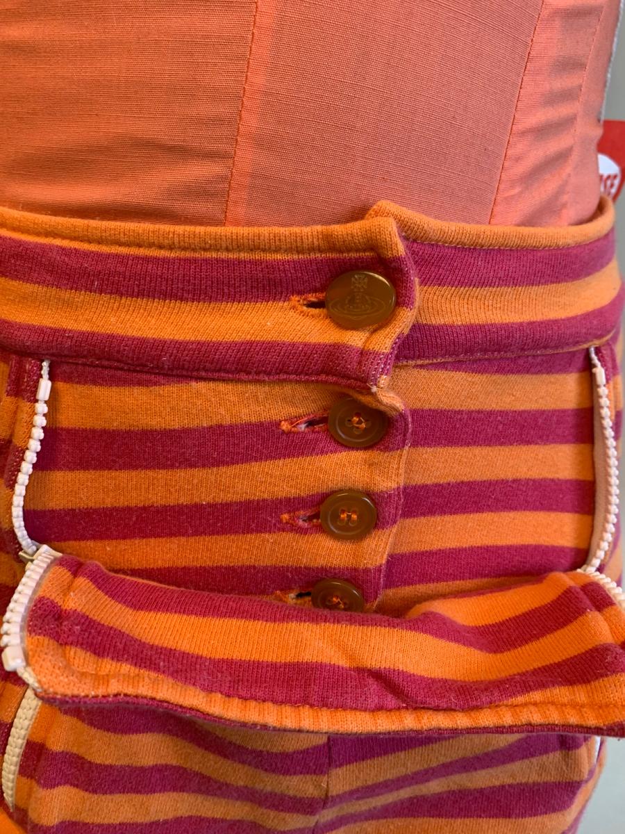 Vivienne Westwood 90s Striped Button-front Capris product image