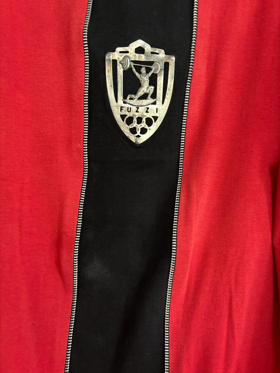 80s Gaultier by Fuzzi Metal Weightlifting Plaque Top product image