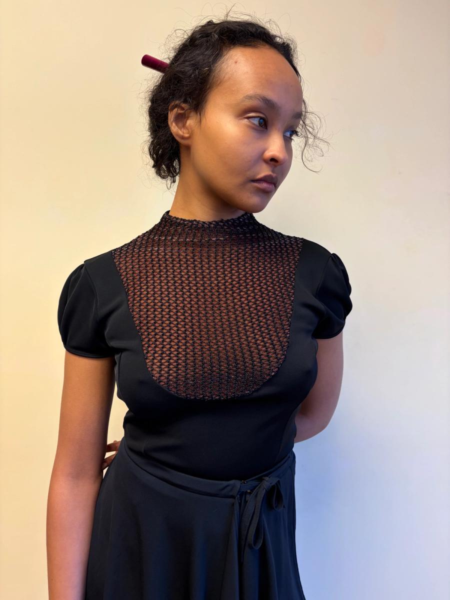 Ozbek Nude Illusion Blouse product image