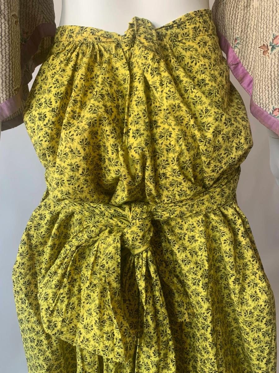 Antique Yellow Calico Skirt product image