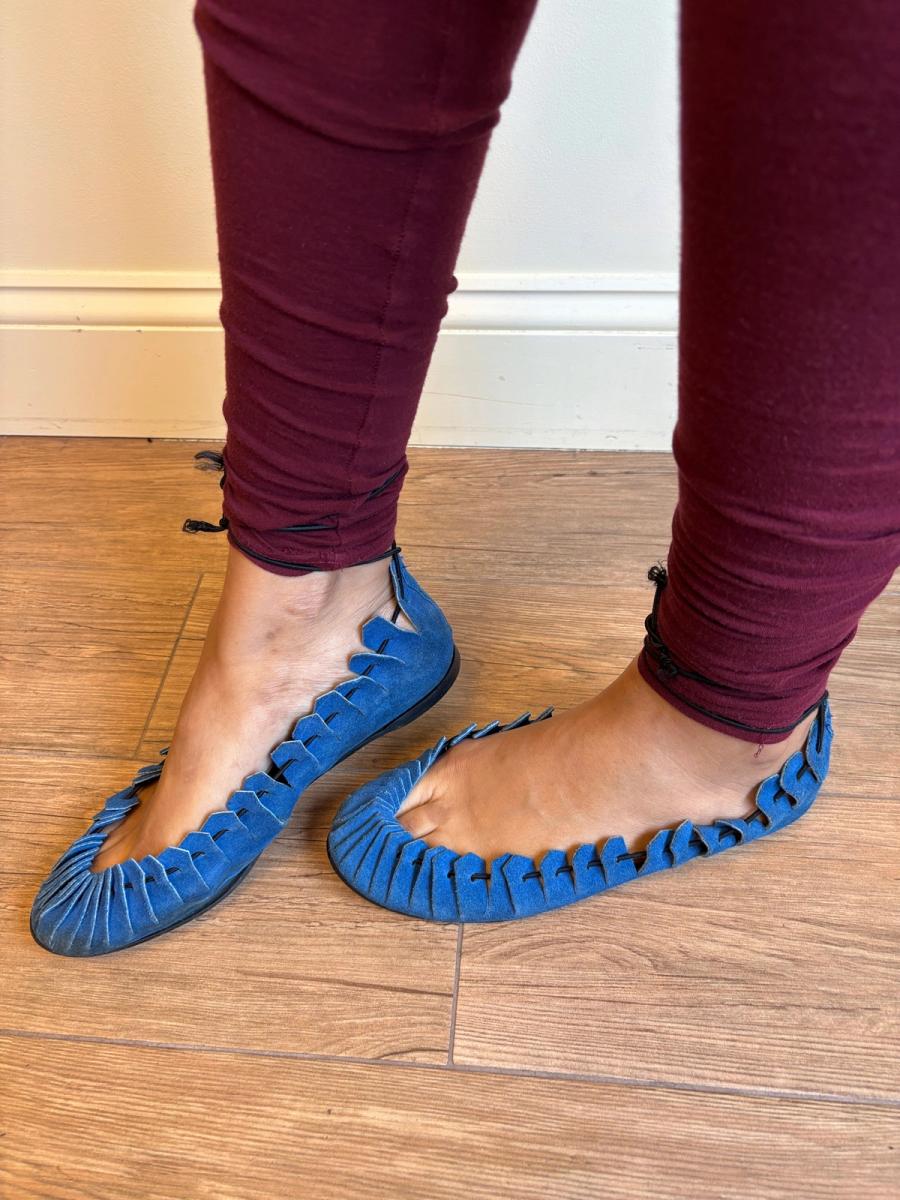 80s Norma Kamali Antique Style Sandals product image