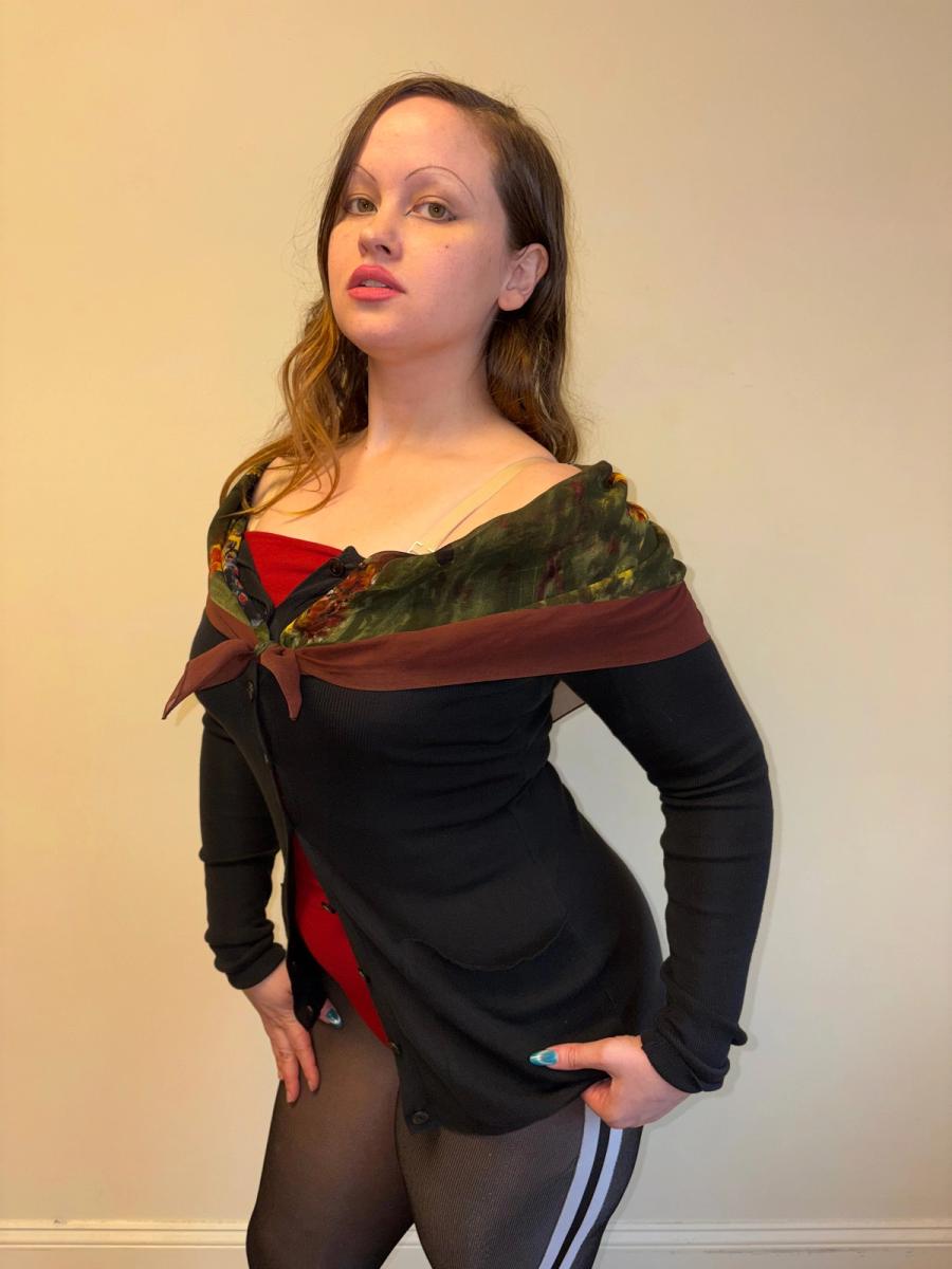 90s Jean-Paul Gaultier Sweater with Shawl product image