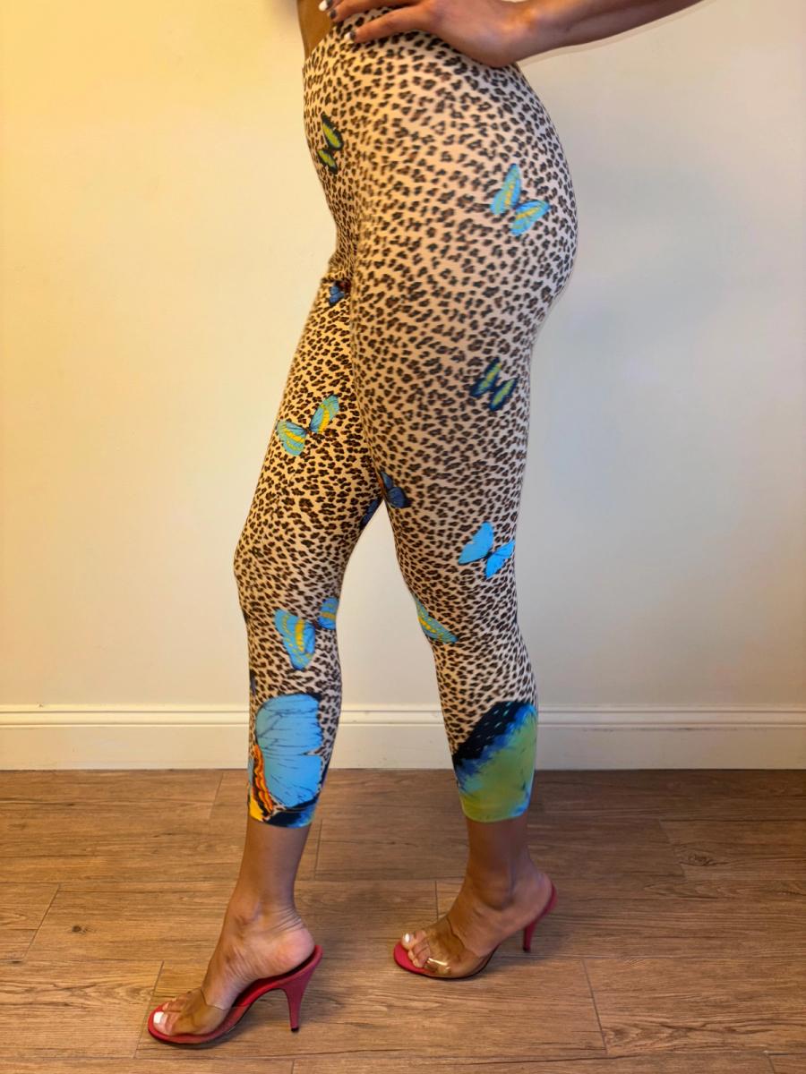 Kenzo Cheetah Print Butterfly Leggings product image