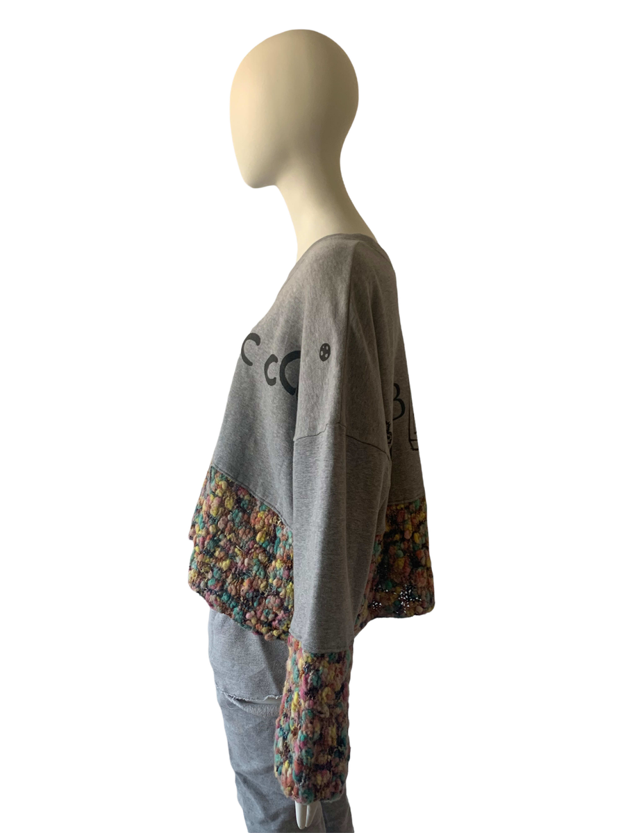 Nozomi Ishiguro Slouchy Crochet Sweatshirt product image