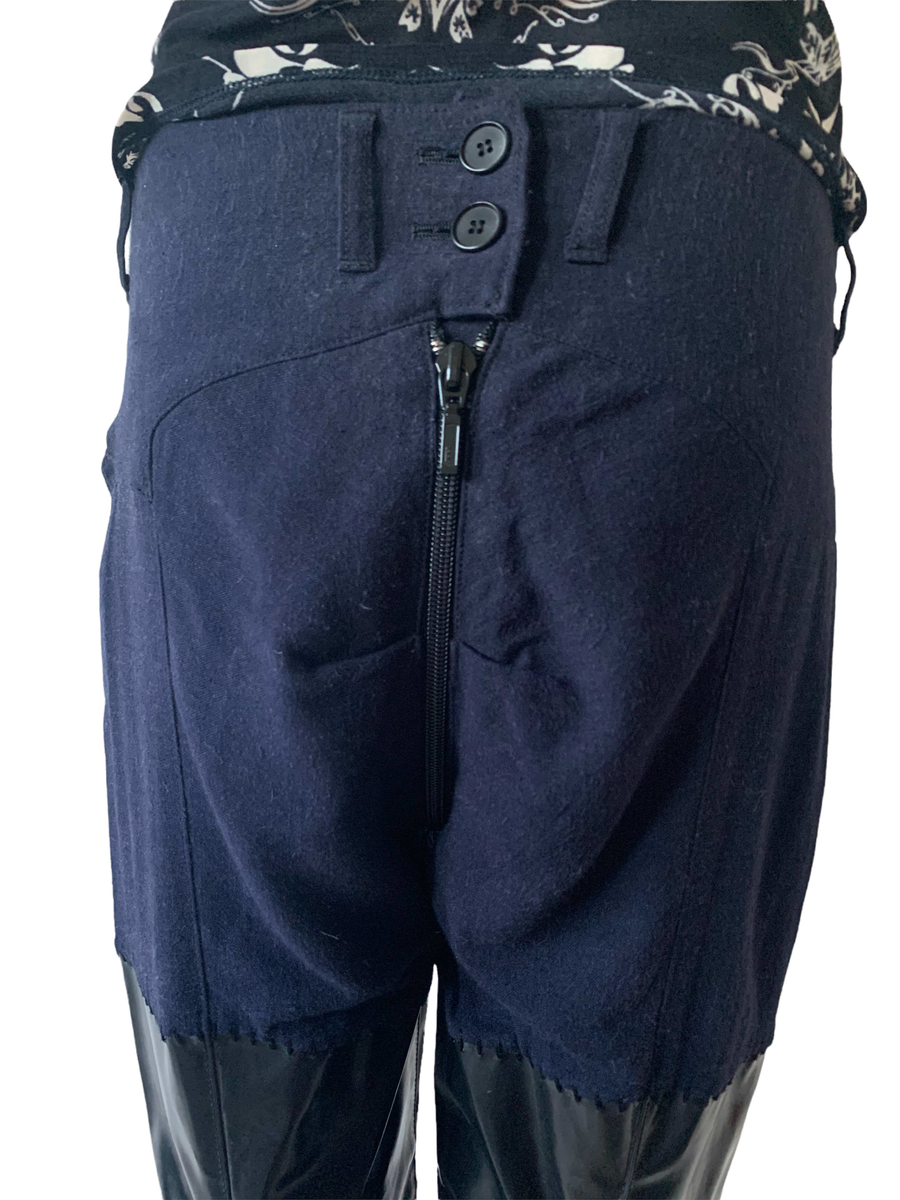 Heretic Goes Round Rubber Zip Crotch Pants product image