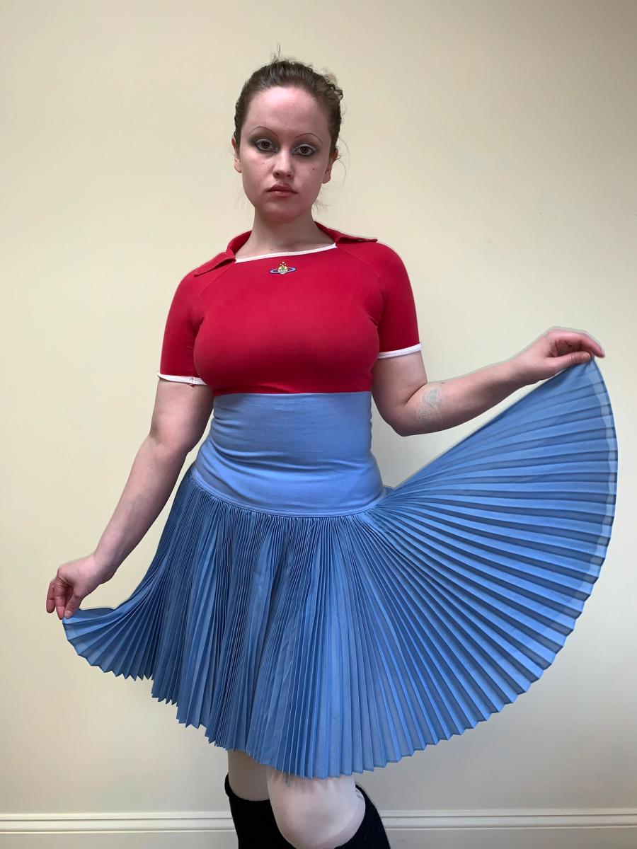 90s Chantal Thomass Pleated Skirt product image