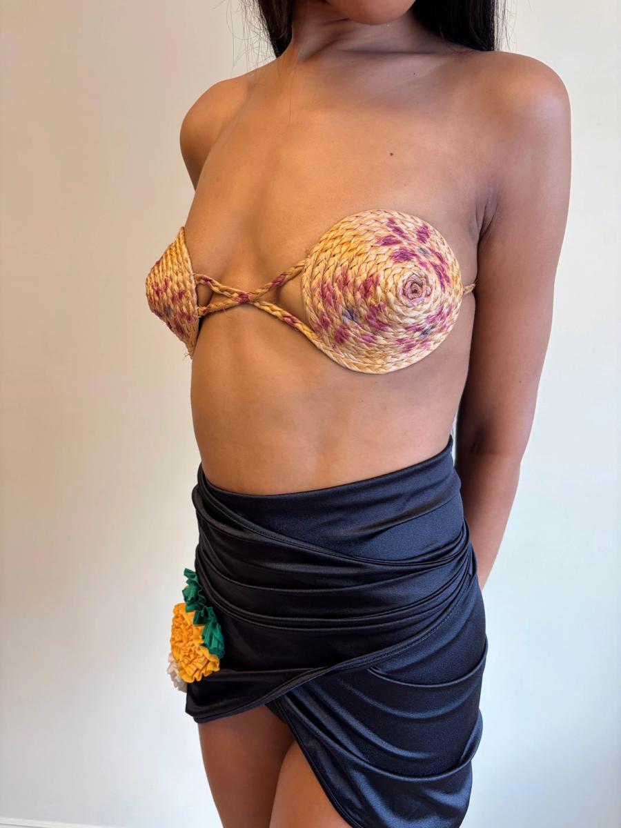 WWII Conical Souvenir Bra From The Philipines product image