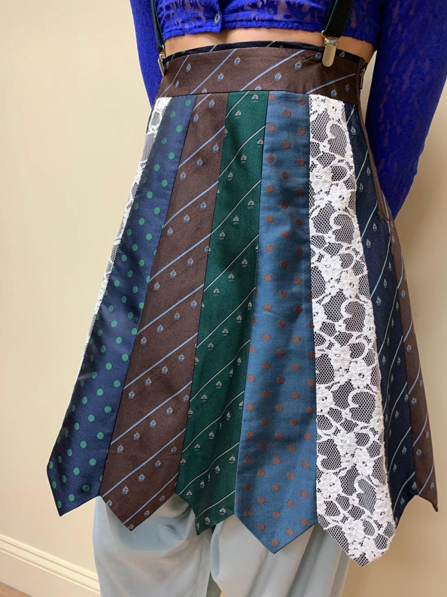 Jane Marple Suspender Dress Made of Ties  product image