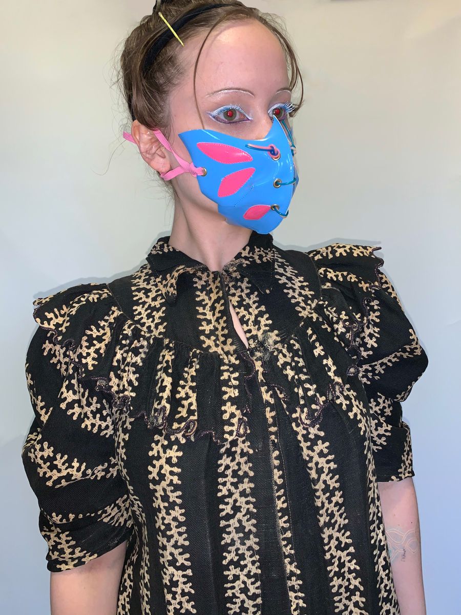 1800s Vermicular Print Wrapper product image