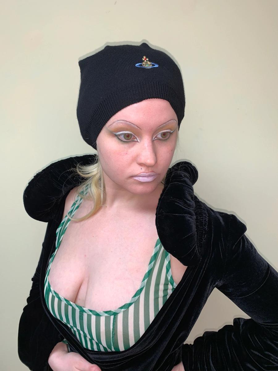 Vivienne Westwood 90s Knit Orb Cap with Button product image