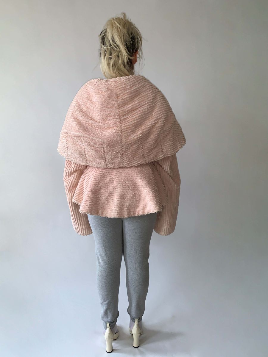 Norma Kamali Toweling Hooded Jacket product image