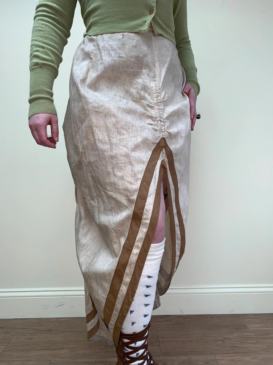 1880s Bustle Walking Skirt product image