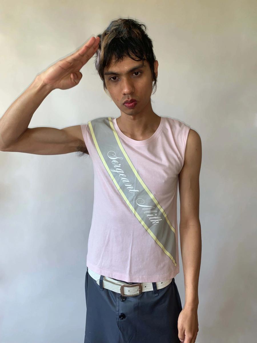 MILK "Sergeant Milk" Sash Tank Top product image