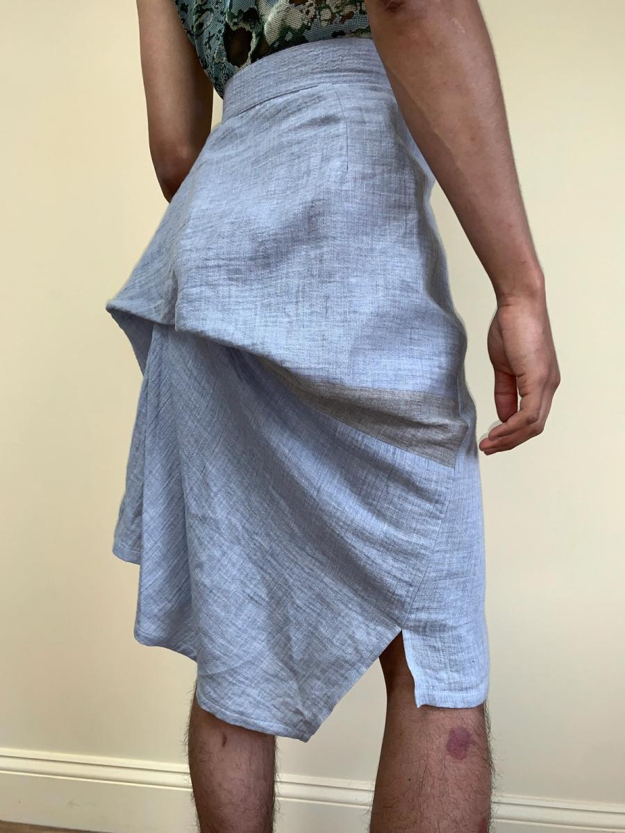 Freak of Psycho Muslin Bustle Skirt product image