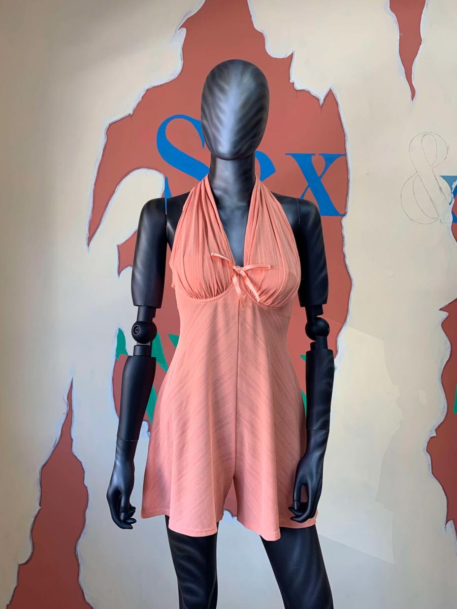 90s Chantal Thomass Peach Romper product image