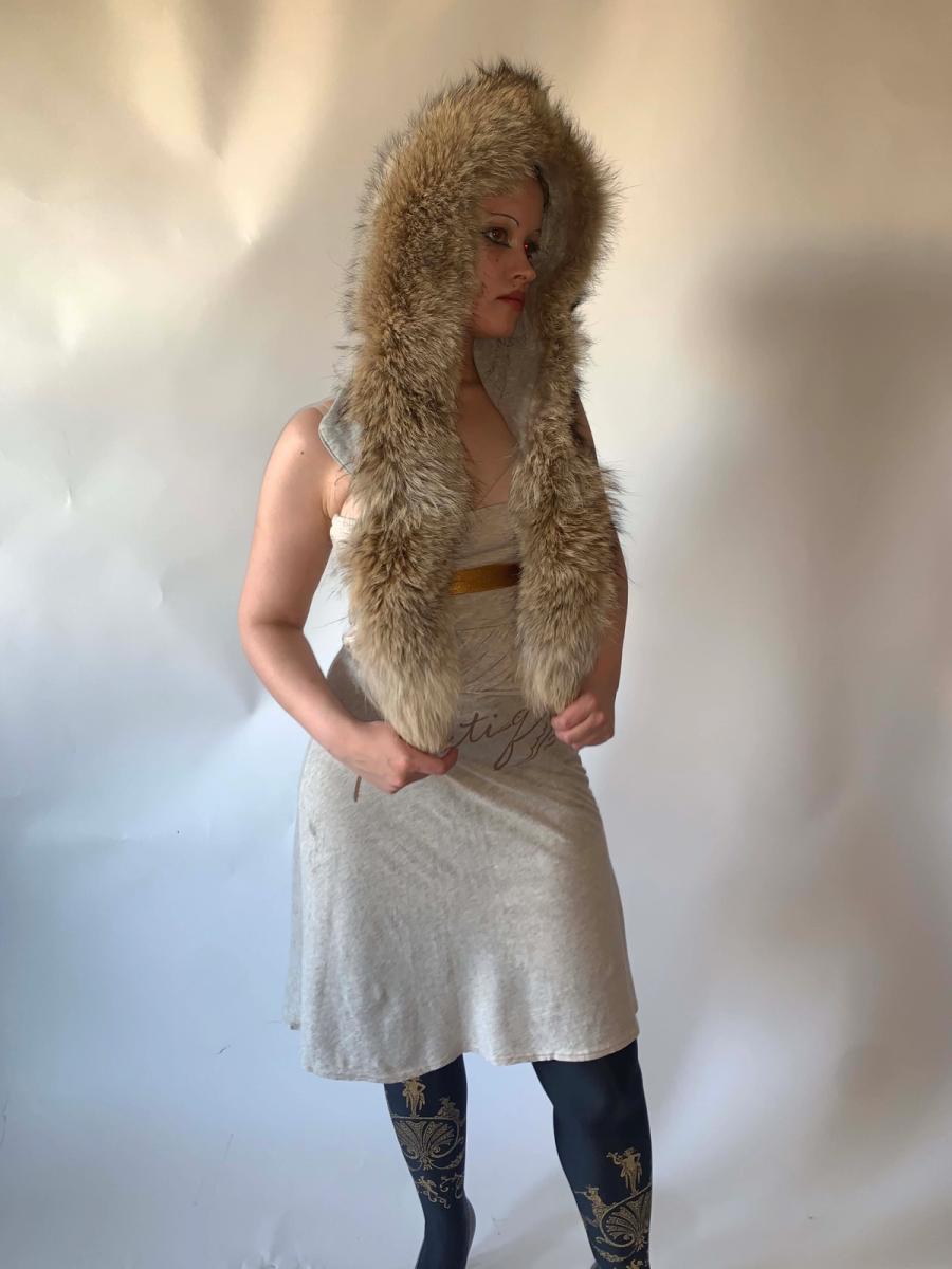 Yeah Right!! Hood with Detachable Fur Trim  product image