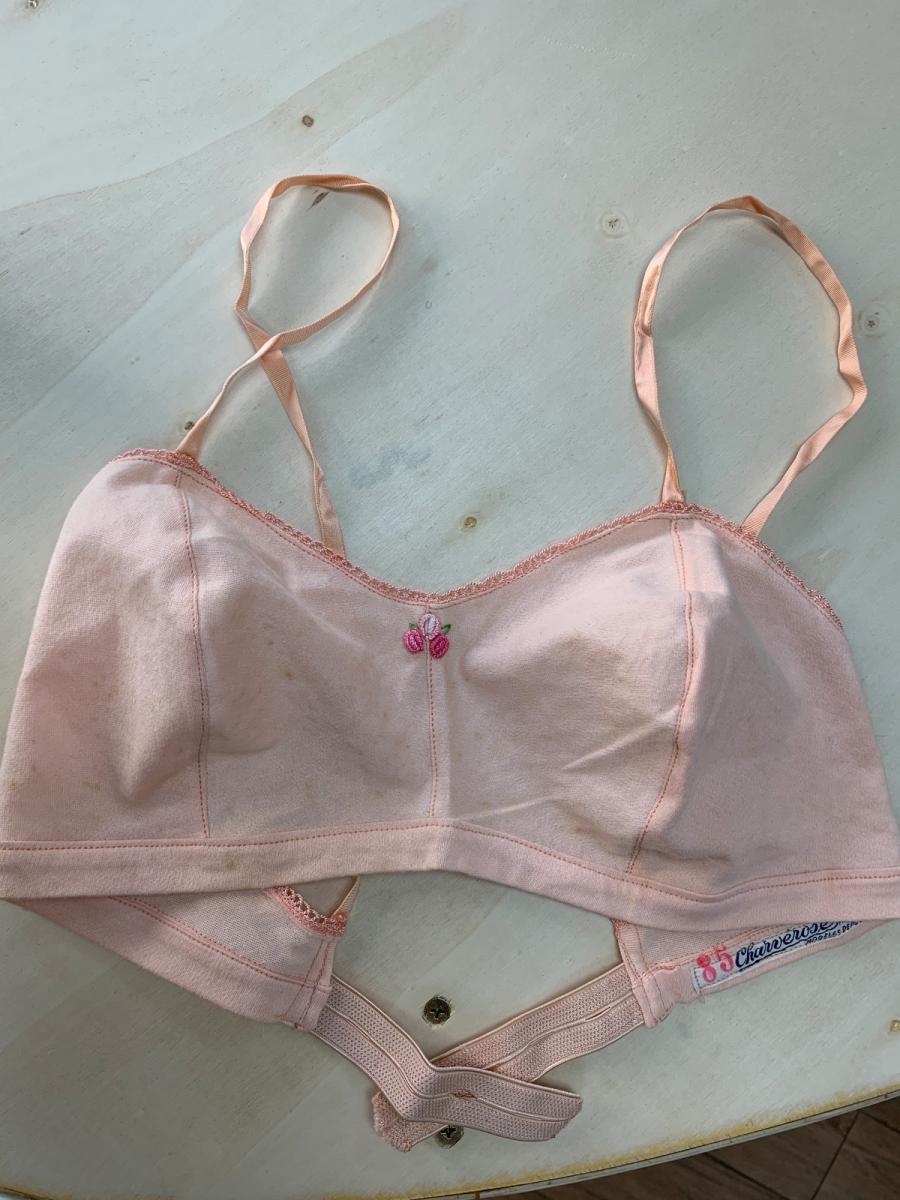 1930s Pink Cotton Bra product image