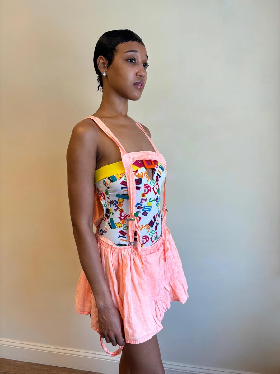 90s Jean-Paul Gaultier Neon Orange Jumper product image