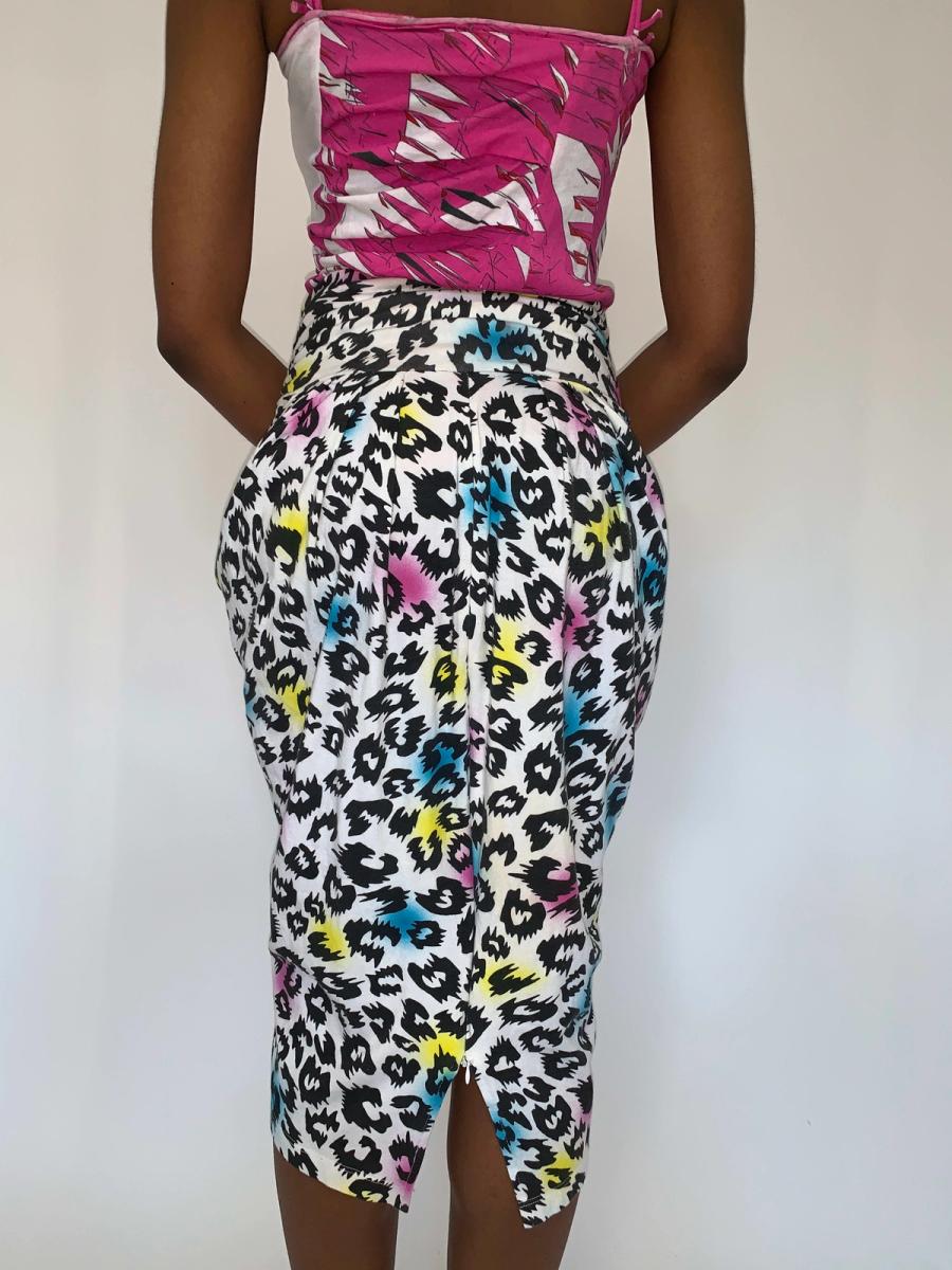 Jeremy Scott Leopard Print Skirt product image