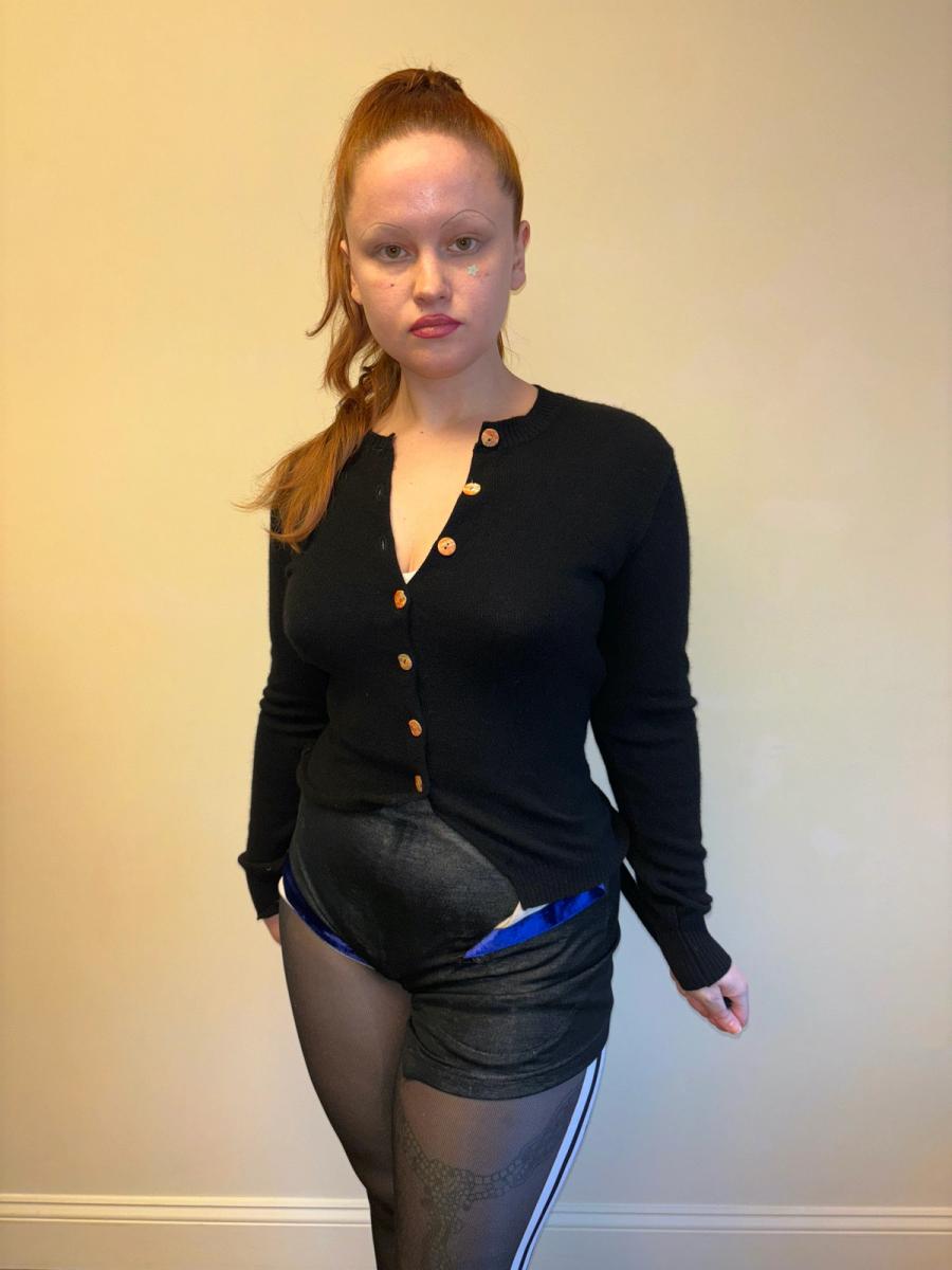 90s Jane Marple Dans Le Salon Cardigan With Ties product image