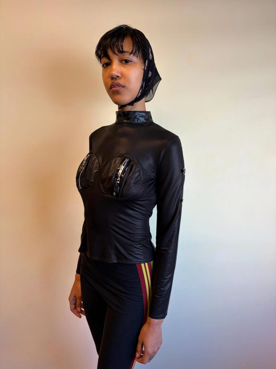 Patrice Catanzaro Zip Boob Fetish Top  product image