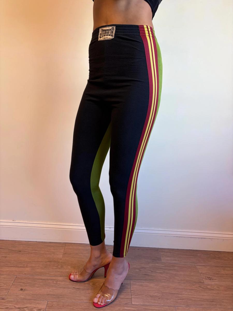 80s Junior Gaultier Color Blocked Leggings  product image