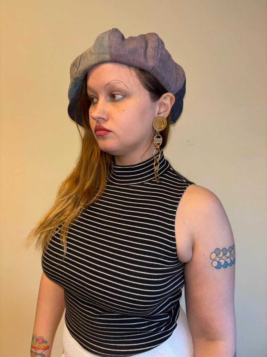 70s Denim Bubble Hat product image