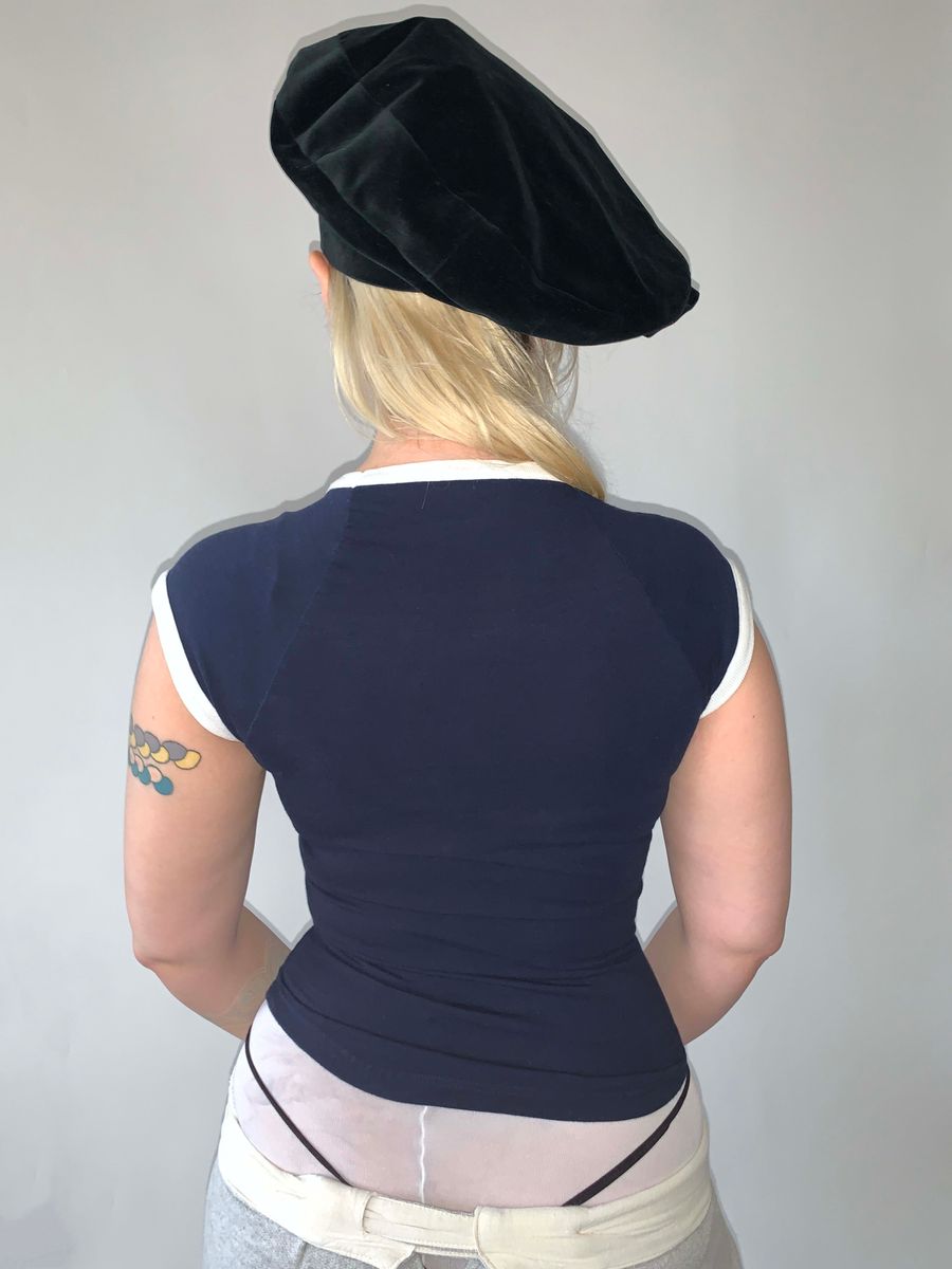 Vivienne Westwood 1990s Navy Orb Top product image