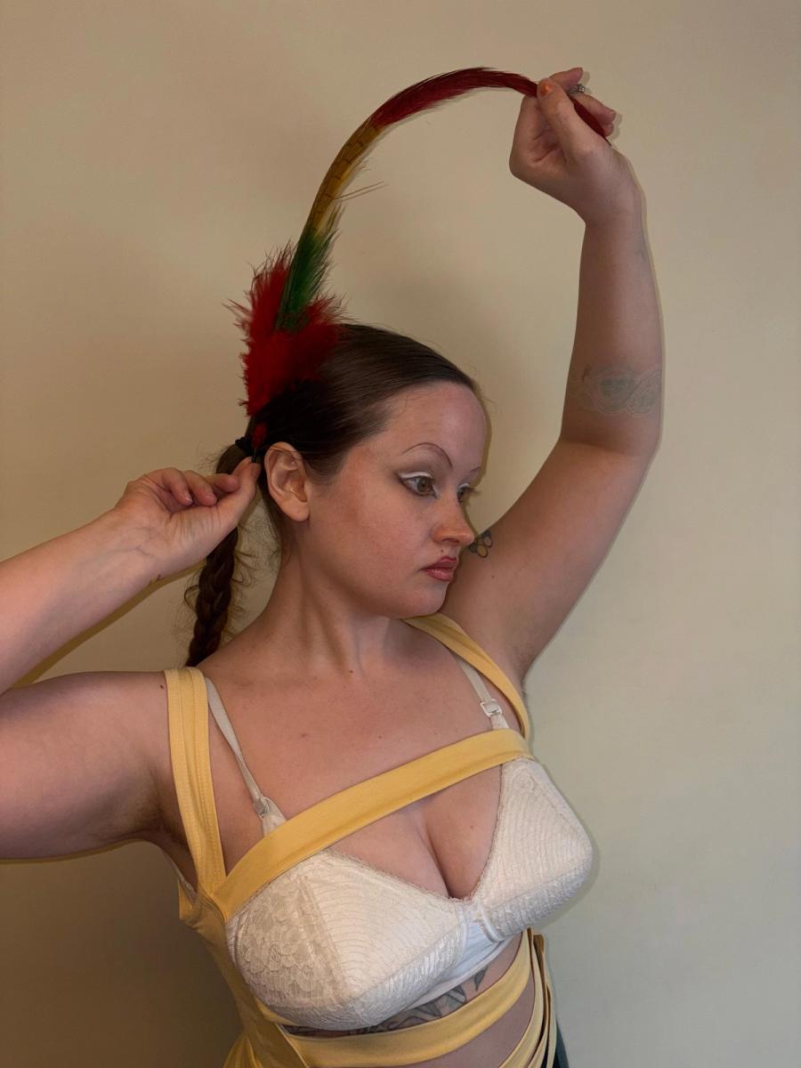 Antique Extra Long Millinery Feather product image