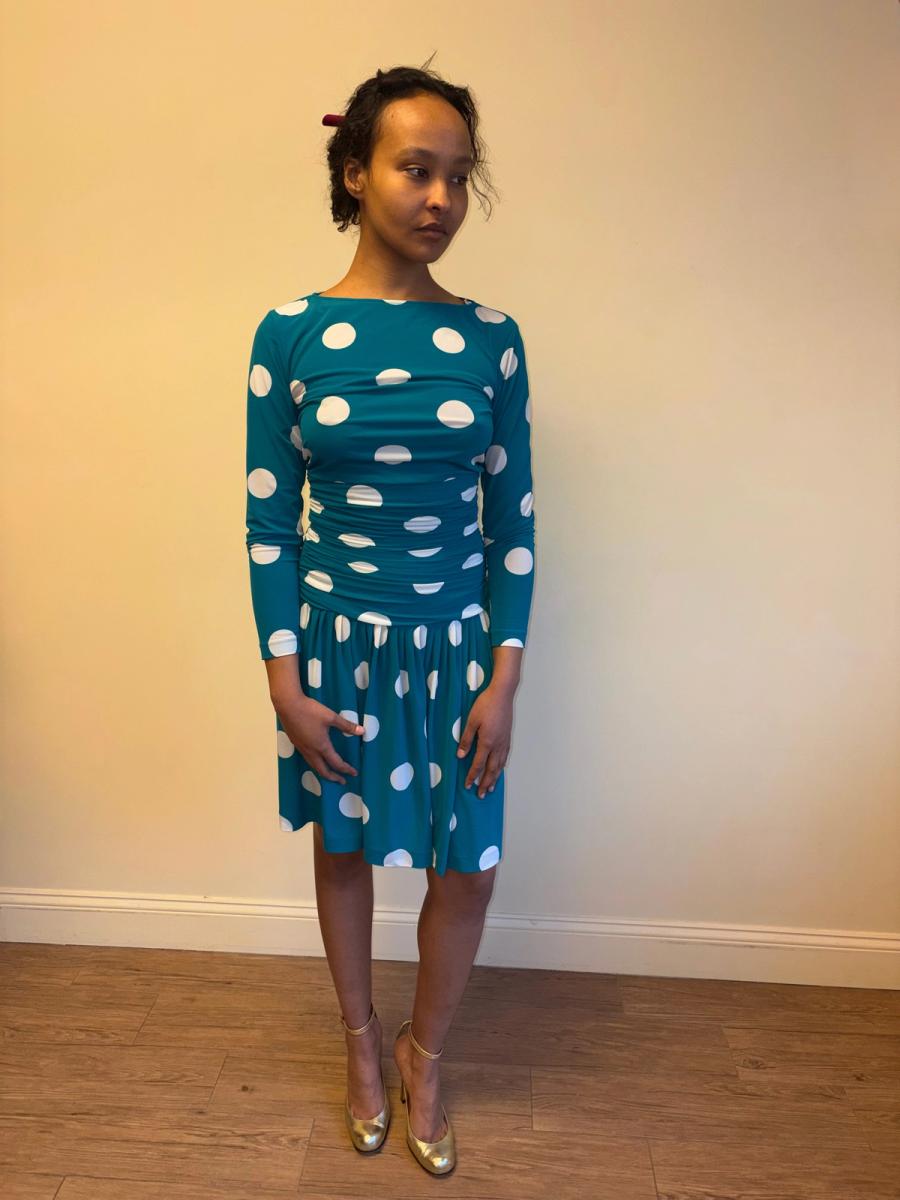 1980s Norma Kamali Polka Dot Set product image