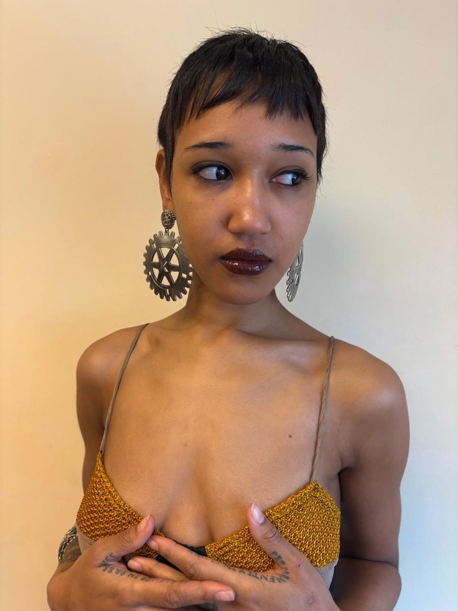 80s Krizia Gear Earrings product image
