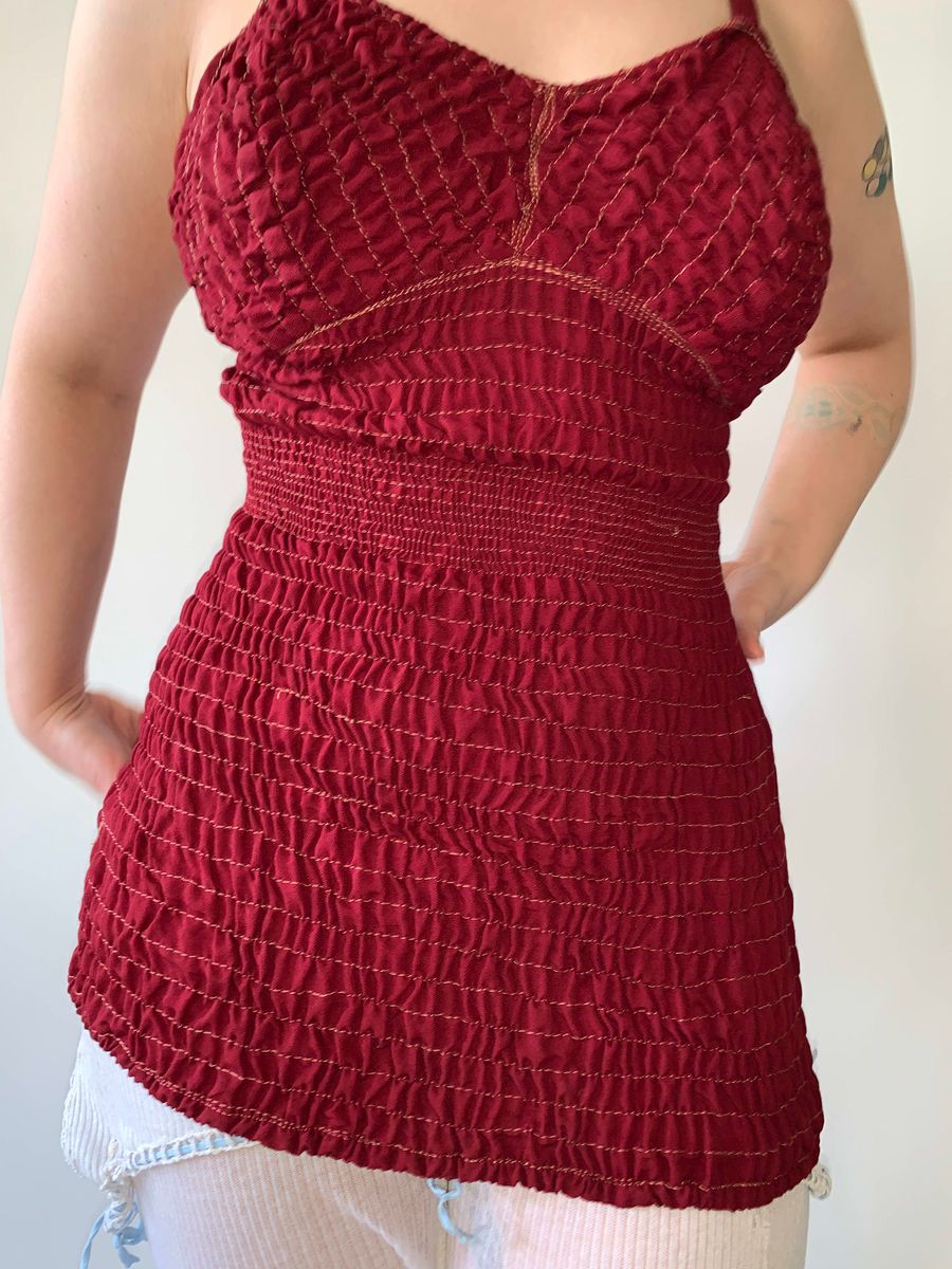 1930s French Ruched Bodysuit product image